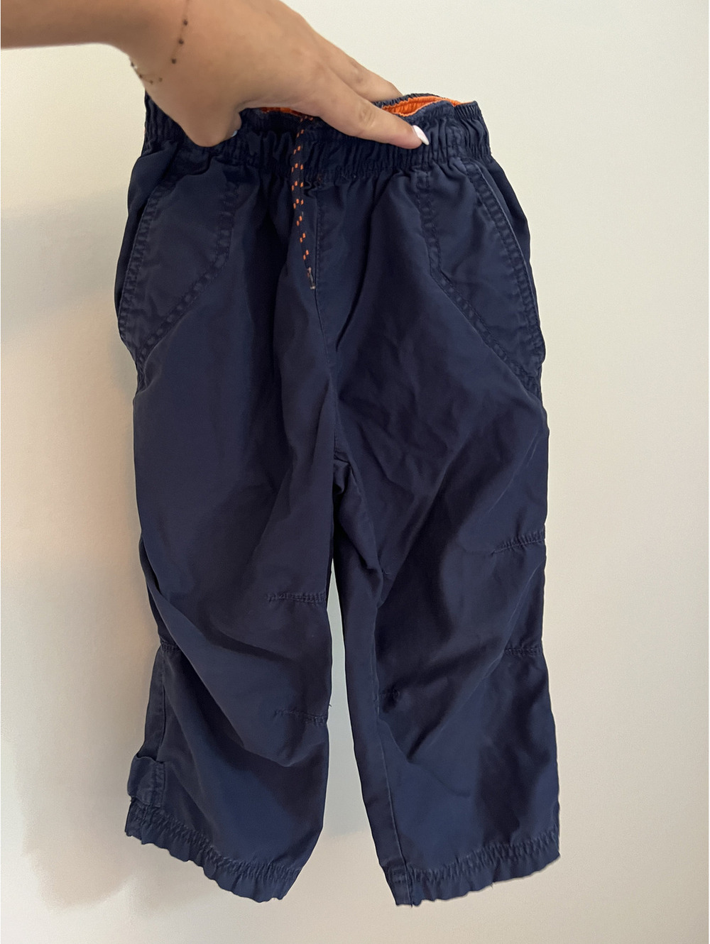 Vintage Silver Tag Gymboree 1999 Blue Nylon/Cotton Pants